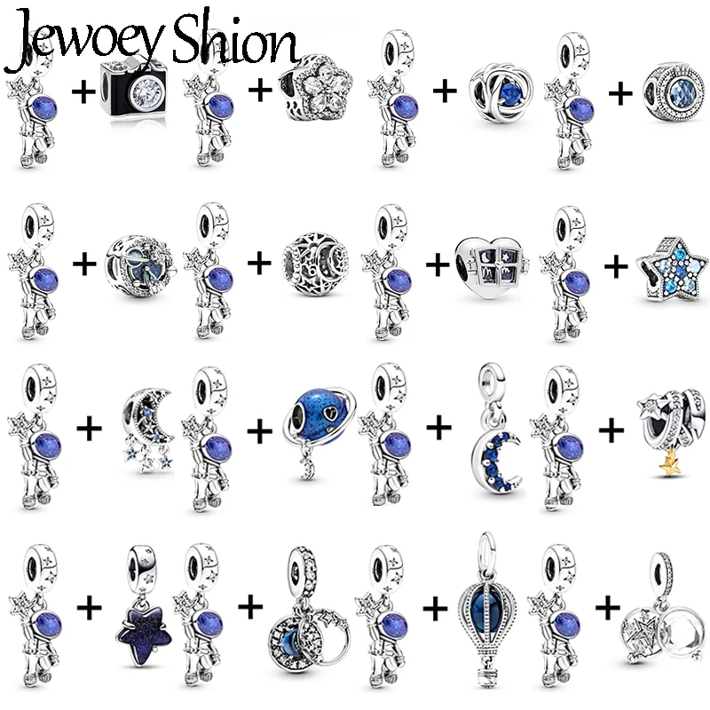 2Pcs/lot Astronauts Exploring The Galaxy Bead With Pendant Fit DIY Brand Charm Bracelet & Necklace For Women Jewelry Making Gift
2Pcs/lot Astronauts Exploring The Galaxy Bead With Pendant Fit DIY Brand Charm Bracelet & Necklace For Women Jewelry Making Gift