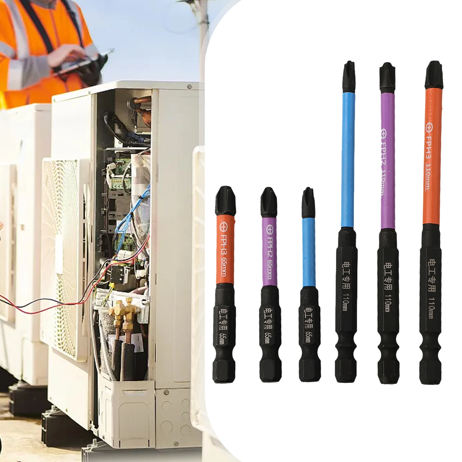 Cross Screwdriver Bits 65mm/110mm Alloy Steel HRC63 Magnetic Rust Proof Special-Slotted High Quality For Socket Switch
Cross Screwdriver Bits 65mm/110mm Alloy Steel HRC63 Magnetic Rust Proof Special-Slotted High Quality For Socket Switch
