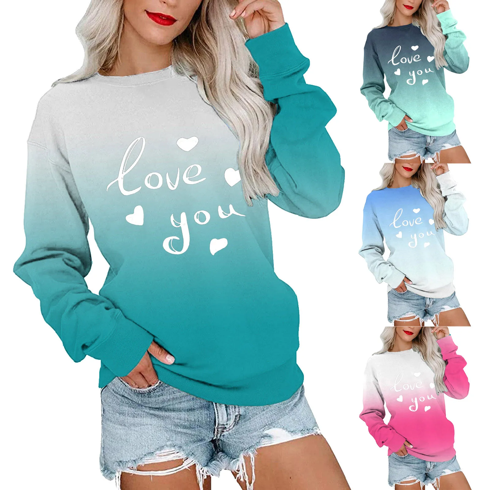 Womens Fashion Casual Sweatshirts Loose Womens Clothes Cool Style Casual Oversize Womens Casual Hoodies Pullover Tops
Womens Fashion Casual Sweatshirts Loose Womens Clothes Cool Style Casual Oversize Womens Casual Hoodies Pullover Tops