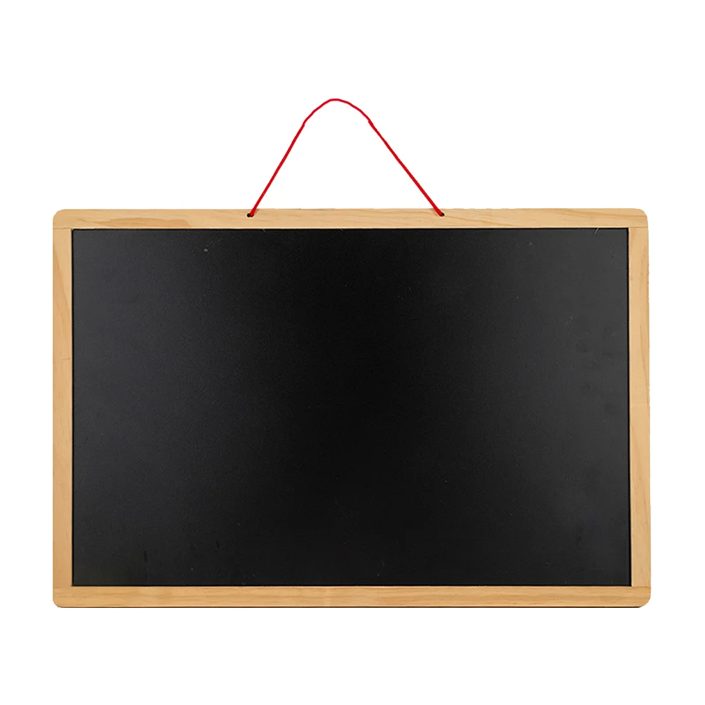 

Double-sided Blackboard Whiteboard Practical Wooden Writing Chalkboard