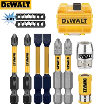 DEWALT 필립스 슬롯 드릴 비트, TSTAK 터프 케이스, 노란색 미니 케이스, 50mm, 57mm, 밀폐 상자 조합, 추가 선물, PH2, SL8