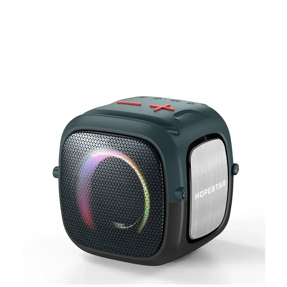 

Mini Wireless Outdoor Bluetooth Speaker Stereo Music Player Portable FM Radio TF Card Subwoofer LED Music Player Caixa De Som