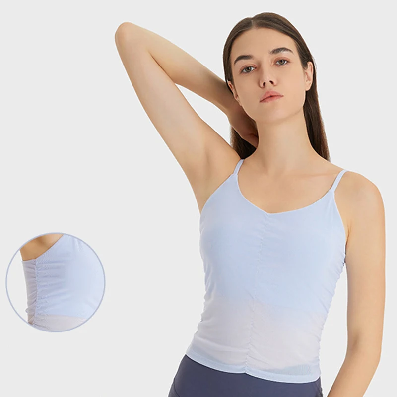 Sexy Mesh Sports Bra With Pads For Women Fitness V Neck Cropped Yoga Wear Gym Tops Nylon Workout Underwear Sportswear Plus Size
Sexy Mesh Sports Bra With Pads For Women Fitness V Neck Cropped Yoga Wear Gym Tops Nylon Workout Underwear Sportswear Plus Size