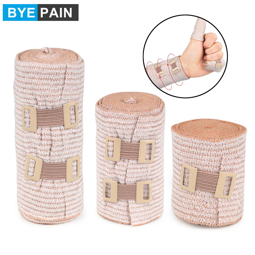 Compression Bandages with Clip Closure, Stretch Elastic Wraps for Foot Ankle Knee Leg Arm & Body, Muscle Sprains, Sports Injury
Compression Bandages with Clip Closure, Stretch Elastic Wraps for Foot Ankle Knee Leg Arm & Body, Muscle Sprains, Sports Injury