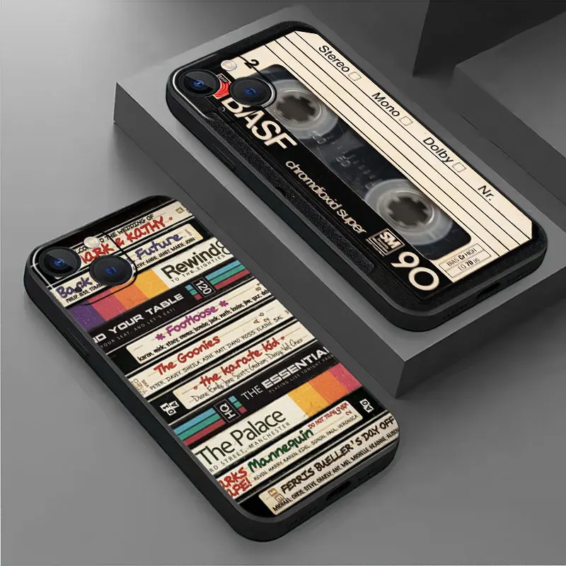 Soft Case for iPhone 15 14 SE 13 Pro 8 7Plus 6s XR 11 XS X 12Mini 14 Pro Max Shockproof Black Cover Retro Cassette
Soft Case for iPhone 15 14 SE 13 Pro 8 7Plus 6s XR 11 XS X 12Mini 14 Pro Max Shockproof Black Cover Retro Cassette