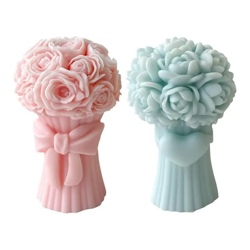 3D Flower Bouquet Mold Durable Silicone Bouquet Candle Mold Table Decoration Peony Resin Casting Mould For Home Decoration
3D Flower Bouquet Mold Durable Silicone Bouquet Candle Mold Table Decoration Peony Resin Casting Mould For Home Decoration