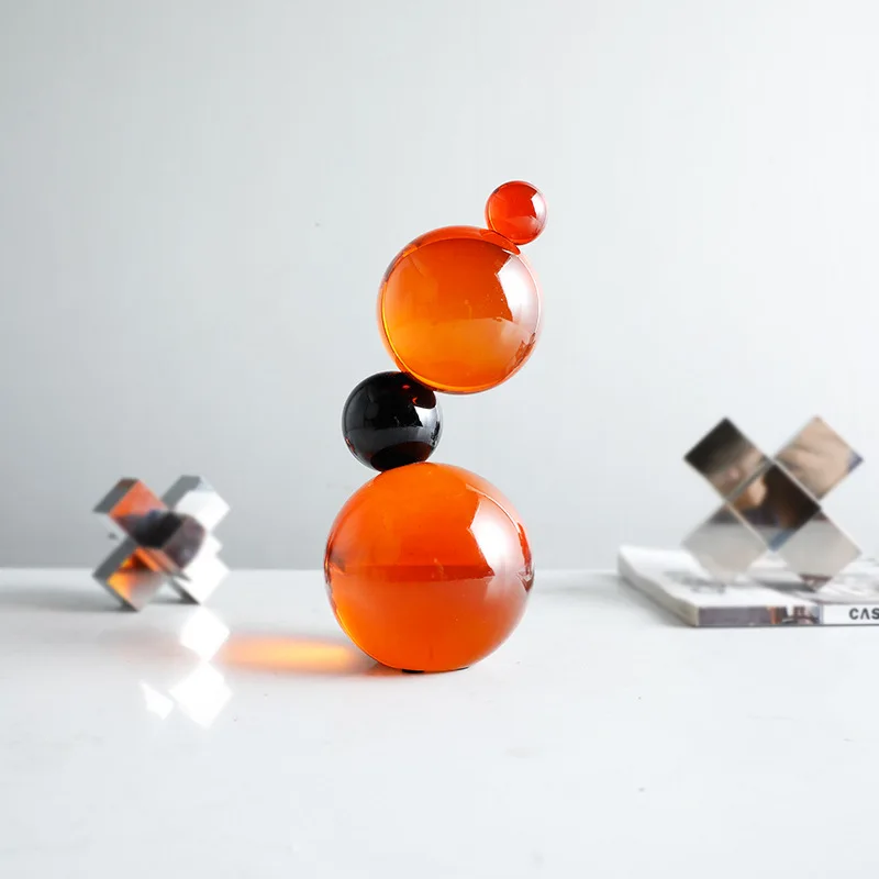Glass Crafts Geometric Spheres Colored Crystals Splicing Bubbles Glass Balls Decorative Figurines Home Decoration Accessories
Glass Crafts Geometric Spheres Colored Crystals Splicing Bubbles Glass Balls Decorative Figurines Home Decoration Accessories