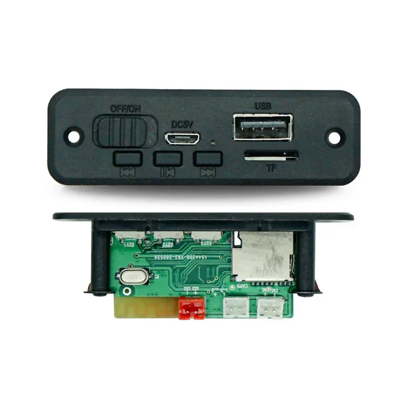 5V Bluetooth 5.0 Car MP3 Player Decoder Board 2*3W Amplifier Wireless FM Radio Module TF USB Handsfree Call
5V Bluetooth 5.0 Car MP3 Player Decoder Board 2*3W Amplifier Wireless FM Radio Module TF USB Handsfree Call