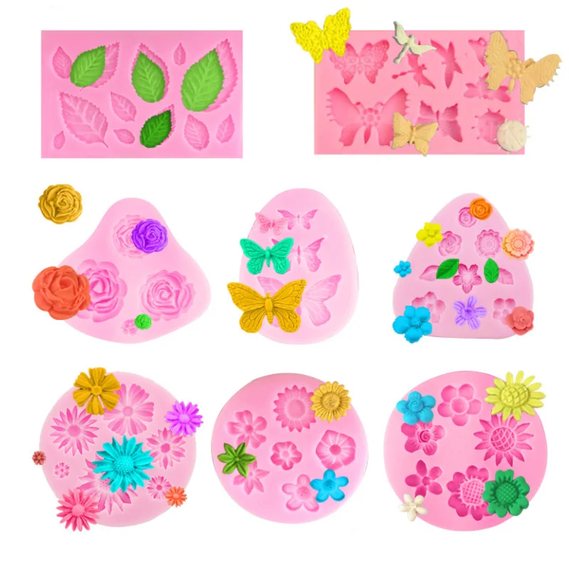 1PC Leaf Flower Butterfly Fondant Chocolate Mold Food Grade Silicone Cake Mold DIY Cake Decorating Tools Baking Accessories
1PC Leaf Flower Butterfly Fondant Chocolate Mold Food Grade Silicone Cake Mold DIY Cake Decorating Tools Baking Accessories