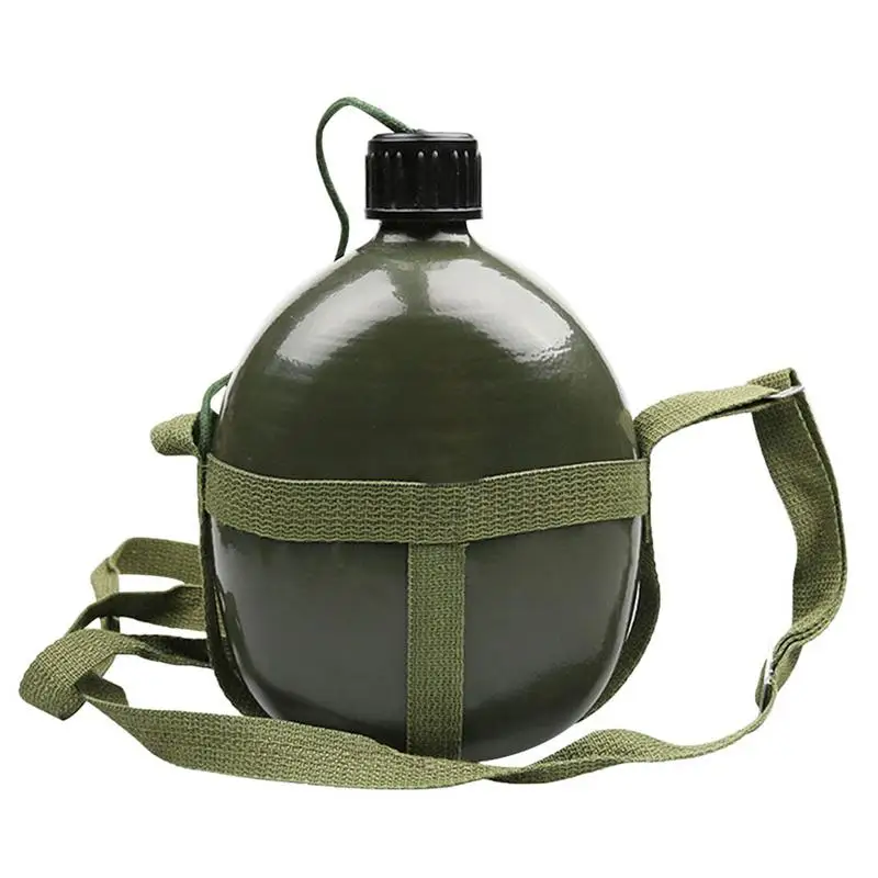 

87-style Military Kettle Bottle Aluminum Convenient Large Capacity Water Bottle Canteen Kettle for Outdoor Camping Travel