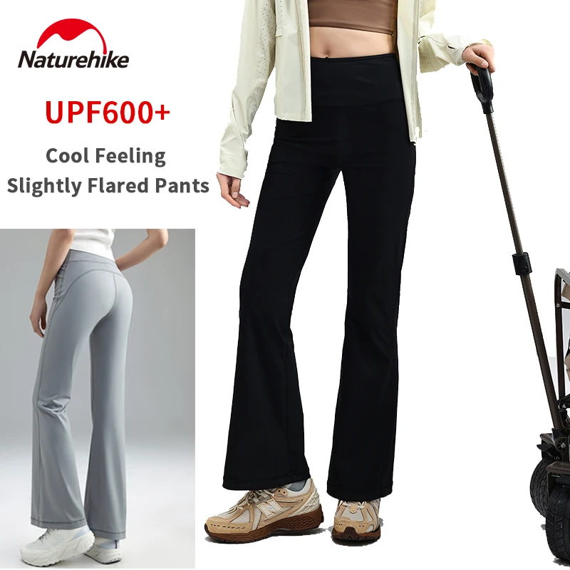 

Naturehike Summer Women's Flared Pants High Waist Bell Bottoms Casual Slimming Fahsion Trousers Sun-protective Clothing UPF600+