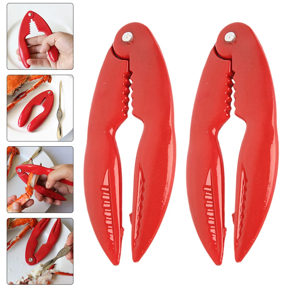 

Aluminum Alloy Lobster Crab Cracker Crab Sheller Walnut Nut Clip Seafood Shears Lobster Scissors Kitchen Sea Food Tools