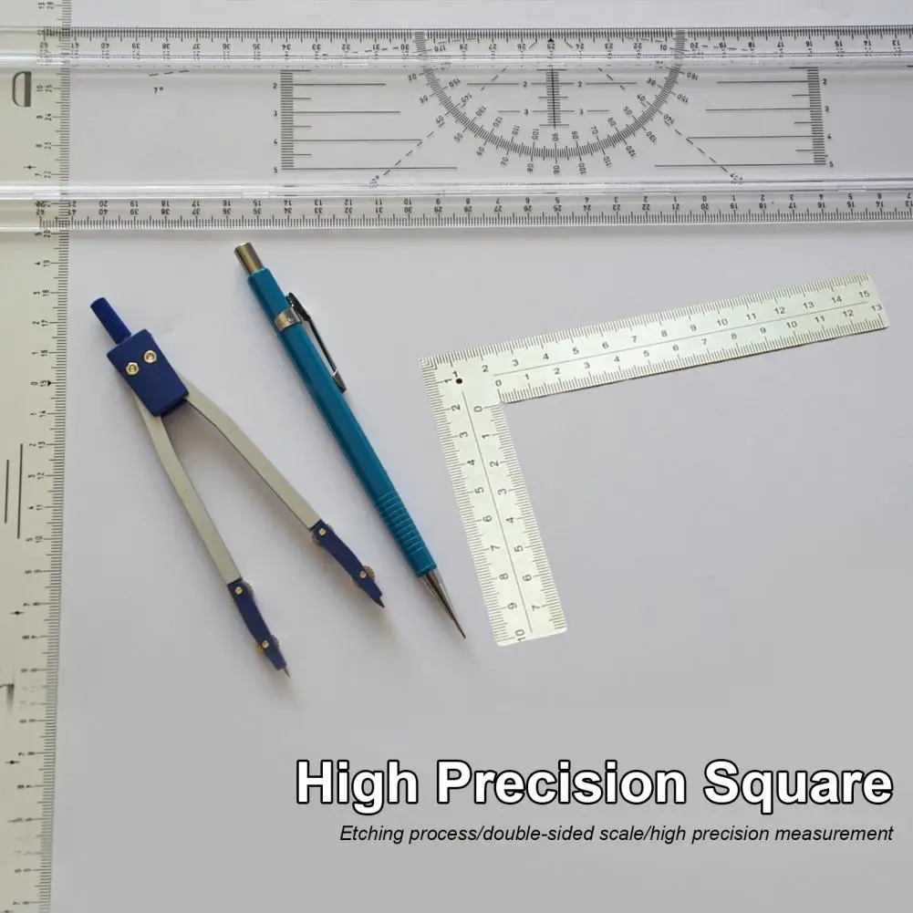Measure Gauge Durable High Precision Convenient 90 Degree Woodworking Square Ruler Home Supply
Measure Gauge Durable High Precision Convenient 90 Degree Woodworking Square Ruler Home Supply