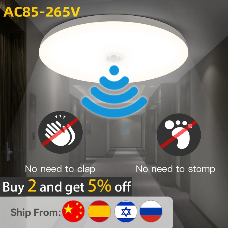 Датчики движения Led всасывающий потолок 15 / 20 / 30 / 40 Вт для гостиной коридор лестница балкон крыльцо потолок светильник потолок светильник потолочный
Датчики движения Led всасывающий потолок 15 / 20 / 30 / 40 Вт для гостиной коридор лестница балкон крыльцо потолок светильник потолок светильник потолочный