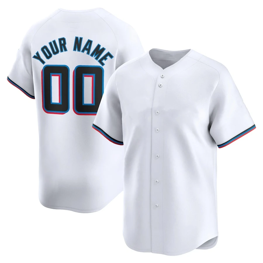 

Men Youth Women Miami Baseball Jersey Stitched Softball Wear Team Uniform #2 Jazz Chisholm Jr #36 Jake Burger High Quality