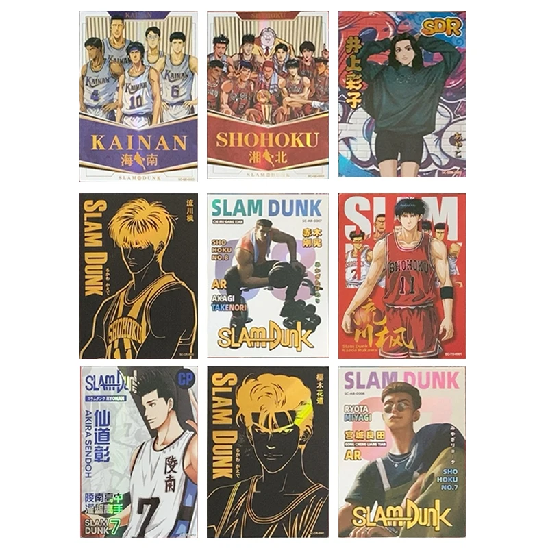Anime Ryota Miyagi SLAM DUNK Rukawa Kaede Koshino Hiroaki Akira Sendoh collection card Christmas birthday gift Children's toys
Anime Ryota Miyagi SLAM DUNK Rukawa Kaede Koshino Hiroaki Akira Sendoh collection card Christmas birthday gift Children's toys