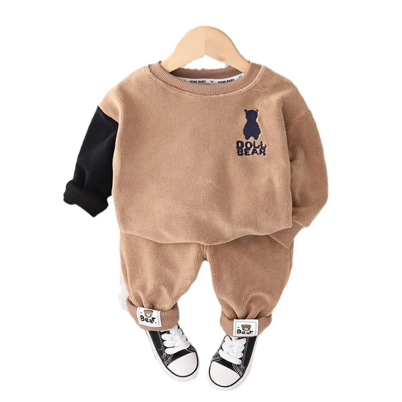 New Winter Baby Girl Clothes Suit Boys Clothing Children Thick Warm T-Shirt Pants 2Pcs/Set Toddler Casual Costume Kids Tracksuit
New Winter Baby Girl Clothes Suit Boys Clothing Children Thick Warm T-Shirt Pants 2Pcs/Set Toddler Casual Costume Kids Tracksuit