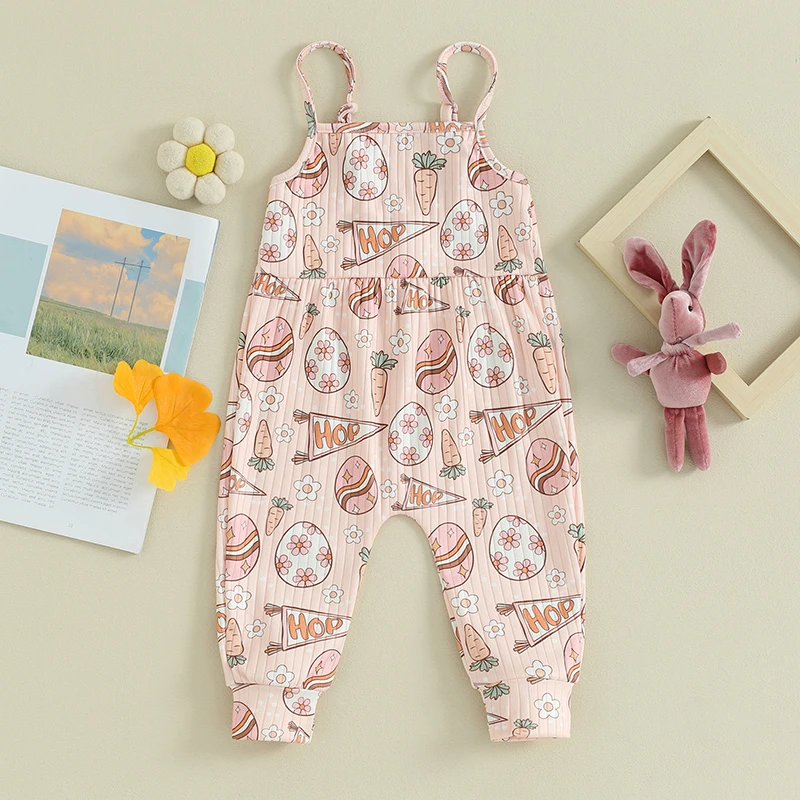 Toddler Baby Girl Easter Outfit Bunny Print Romper Sleeveless Jumpsuit Bodysuit Overalls Suspender Pants
Toddler Baby Girl Easter Outfit Bunny Print Romper Sleeveless Jumpsuit Bodysuit Overalls Suspender Pants
