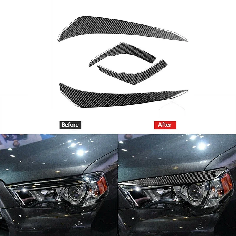 4Pcs For Toyota 4Runner 2010 2011 2012 2013-2020 Car Front Headlight Eyebrow Rear Taillight Cover Trims Exterior Accessories
4Pcs For Toyota 4Runner 2010 2011 2012 2013-2020 Car Front Headlight Eyebrow Rear Taillight Cover Trims Exterior Accessories