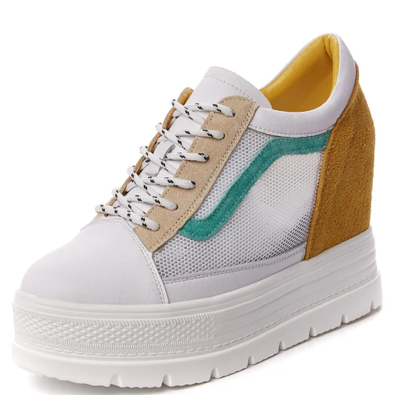 Genuine Leather Mesh 2023 Spring New Korean Style Women's Shoes with 11cm Height Increase Casual Shoes Fashionable Women's Style
Genuine Leather Mesh 2023 Spring New Korean Style Women's Shoes with 11cm Height Increase Casual Shoes Fashionable Women's Style