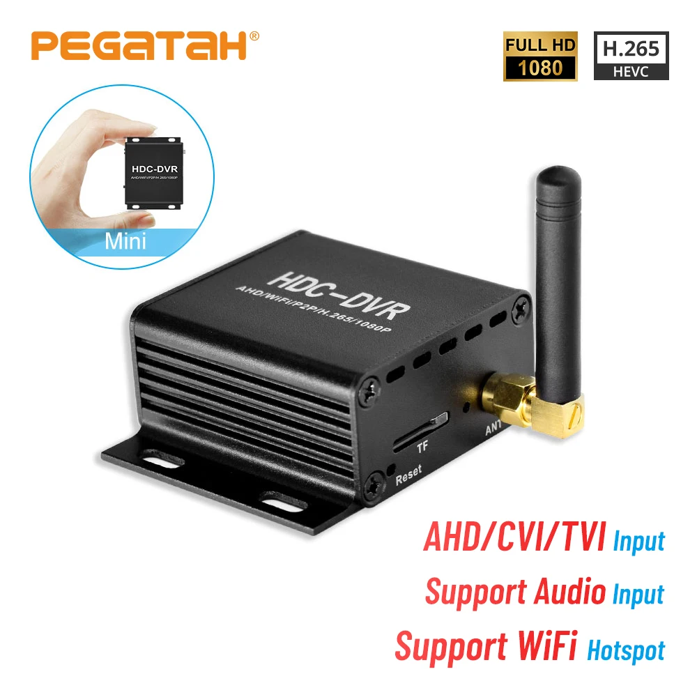 1080 HDC-DVR P2P Mini DVR Wifi видеорегистратор в реальном времени Запись видео Обнаружение движения AHD/TVI/CVI 1080P камера DVR Запись
1080 HDC-DVR P2P Mini DVR Wifi видеорегистратор в реальном времени Запись видео Обнаружение движения AHD/TVI/CVI 1080P камера DVR Запись