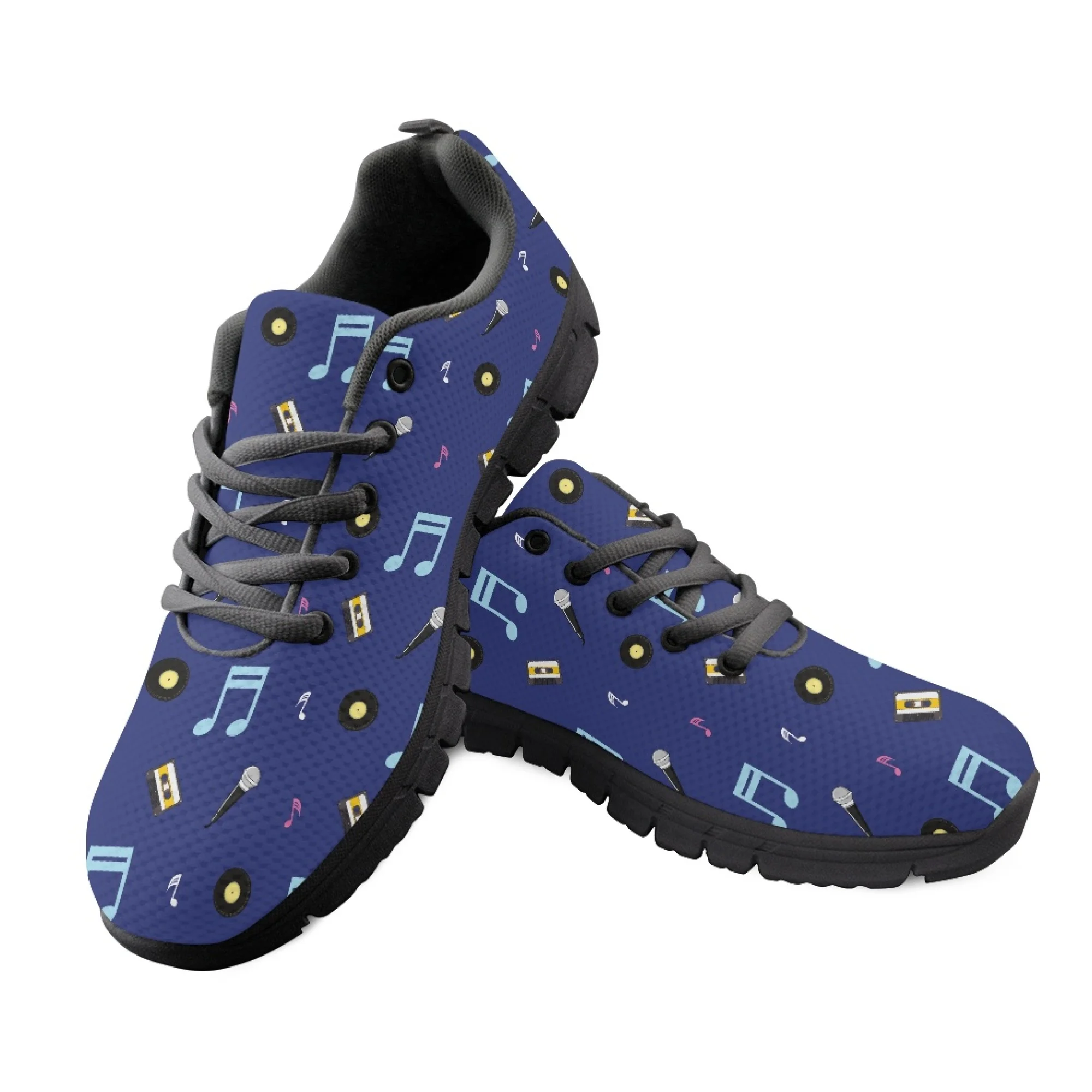 Yikeluo Blue Musical Note Printing Ladies Flat Shoes Lightweight Casual Sneakers for Women Breathable Footwear Zapatos
Yikeluo Blue Musical Note Printing Ladies Flat Shoes Lightweight Casual Sneakers for Women Breathable Footwear Zapatos