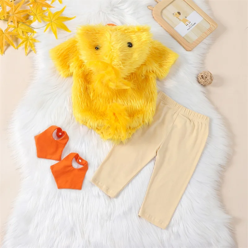 Baby Girls Boys Fall Outfits Yellow Duck Fur Hooded Hoodies Rompers Long Pants Flippers 3Pcs Photography Props Clothes Set
Baby Girls Boys Fall Outfits Yellow Duck Fur Hooded Hoodies Rompers Long Pants Flippers 3Pcs Photography Props Clothes Set