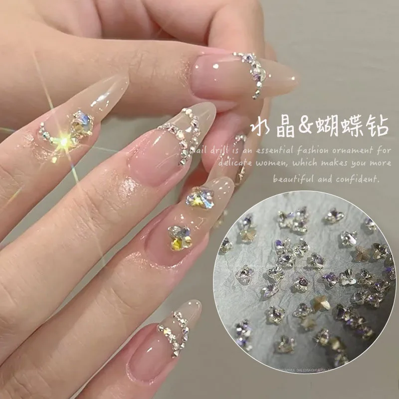 Popular Nail Enhancement Crystal Bow Diamond Jewelry Light Luxury Small Fantasy Color 3D INS Super Fire Nail Accessories Diamond
Popular Nail Enhancement Crystal Bow Diamond Jewelry Light Luxury Small Fantasy Color 3D INS Super Fire Nail Accessories Diamond