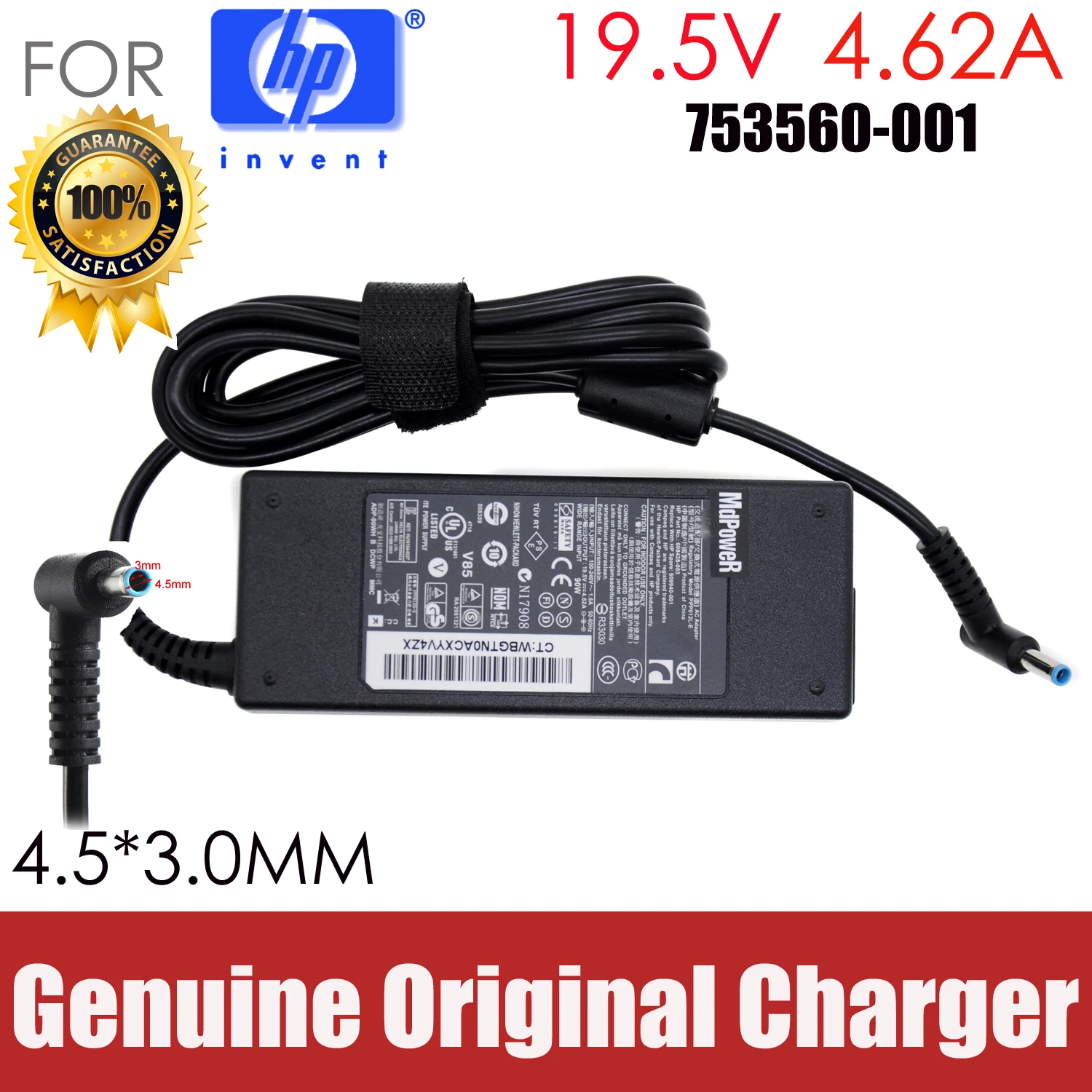Original 19.5V 4.62A AC adapter laptop charger For HP ENVY 13-D023TU D024TU D046TU D051TU ENVY 14-j004TX j006TX j005TX 14-j102TX
Original 19.5V 4.62A AC adapter laptop charger For HP ENVY 13-D023TU D024TU D046TU D051TU ENVY 14-j004TX j006TX j005TX 14-j102TX