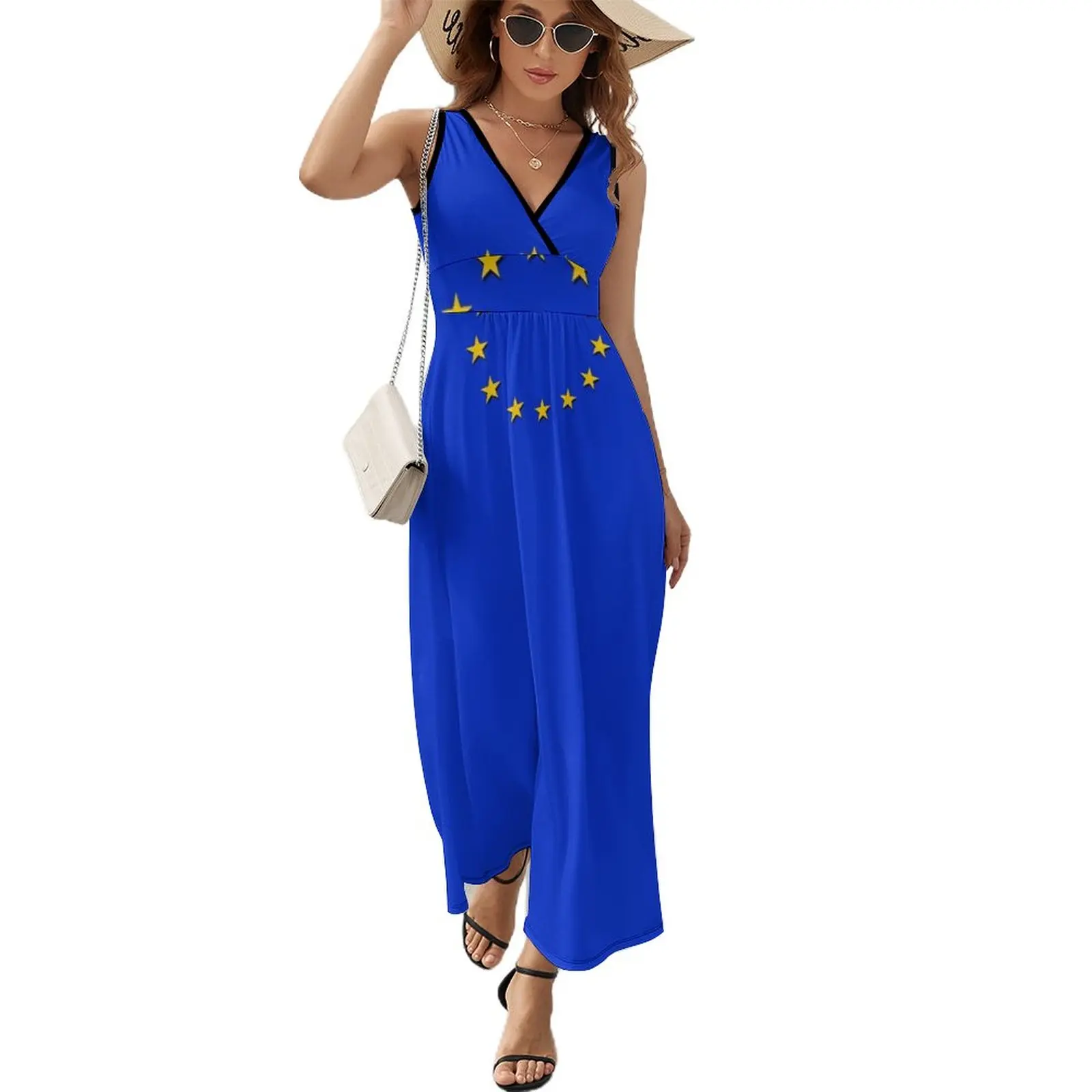 

European Union Sleeveless Dress elegant chic women dresses promotion ladies dresses for special occasion Women's dress