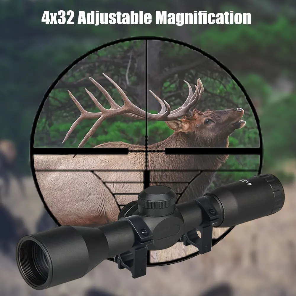 4X32 Light free Monotube Telescope 11/20mm Tactical Rifle Mirror Shotgun Mirror Telescope with Bracket Optical Hunting
4X32 Light free Monotube Telescope 11/20mm Tactical Rifle Mirror Shotgun Mirror Telescope with Bracket Optical Hunting