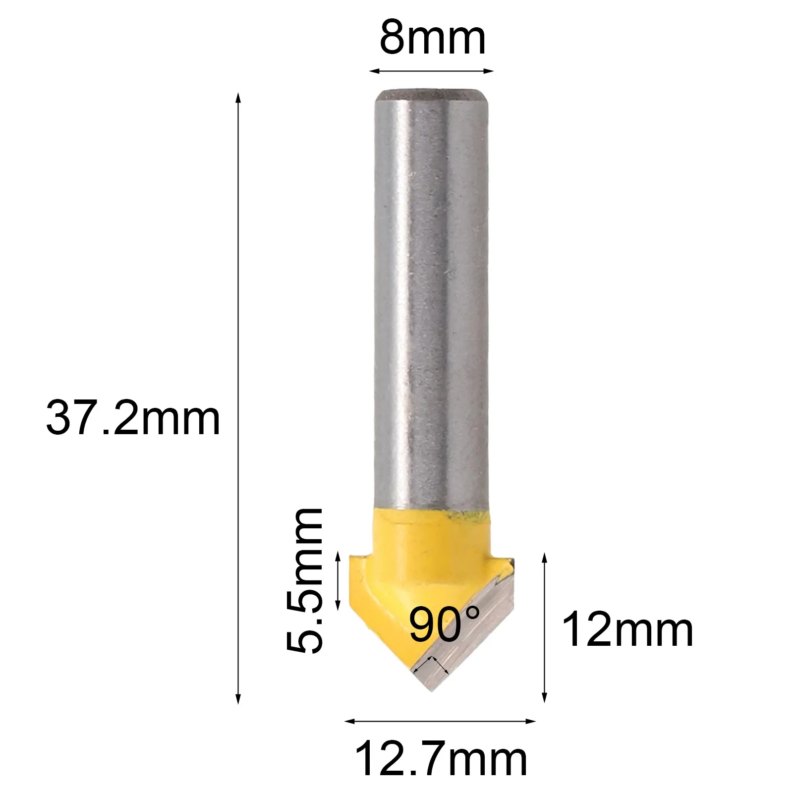 High Quality Milling Cutter Engraving Router Bit Double-edged High Strength Milling Cutter Woodworking Carving
High Quality Milling Cutter Engraving Router Bit Double-edged High Strength Milling Cutter Woodworking Carving