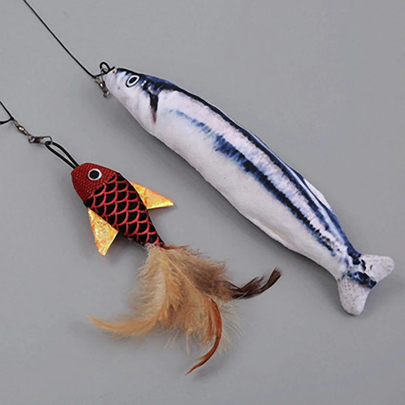 Telescopic Teasing Cat Stick Toy Funny Fish Feathers Cat Playing Toy Kitten Cat Rods Simulation Fishing Rod Pet Supplies
Telescopic Teasing Cat Stick Toy Funny Fish Feathers Cat Playing Toy Kitten Cat Rods Simulation Fishing Rod Pet Supplies