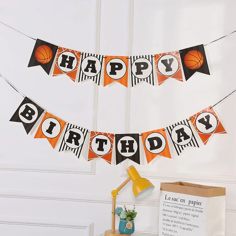 Sports Themed Party Basketball Happy Birthday Flag Banner For Boys' Birthday Party Background Hanging Garland DIY Home Decoratio
Sports Themed Party Basketball Happy Birthday Flag Banner For Boys' Birthday Party Background Hanging Garland DIY Home Decoratio