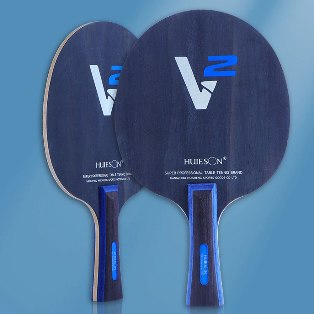 

1 шт., деревянная ракетка для настольного тенниса, 7 слоев, профессиональная ракетка для пинг-понга с длинной ручкой, нижняя тарелка, высокое качество