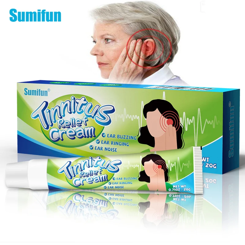 

Sumifun New Tinnitus Care Cream Prevent Hearing Loss Ear Pain Relief Ointment Ear Itching Treat Deafness Herbal Medical Plaster