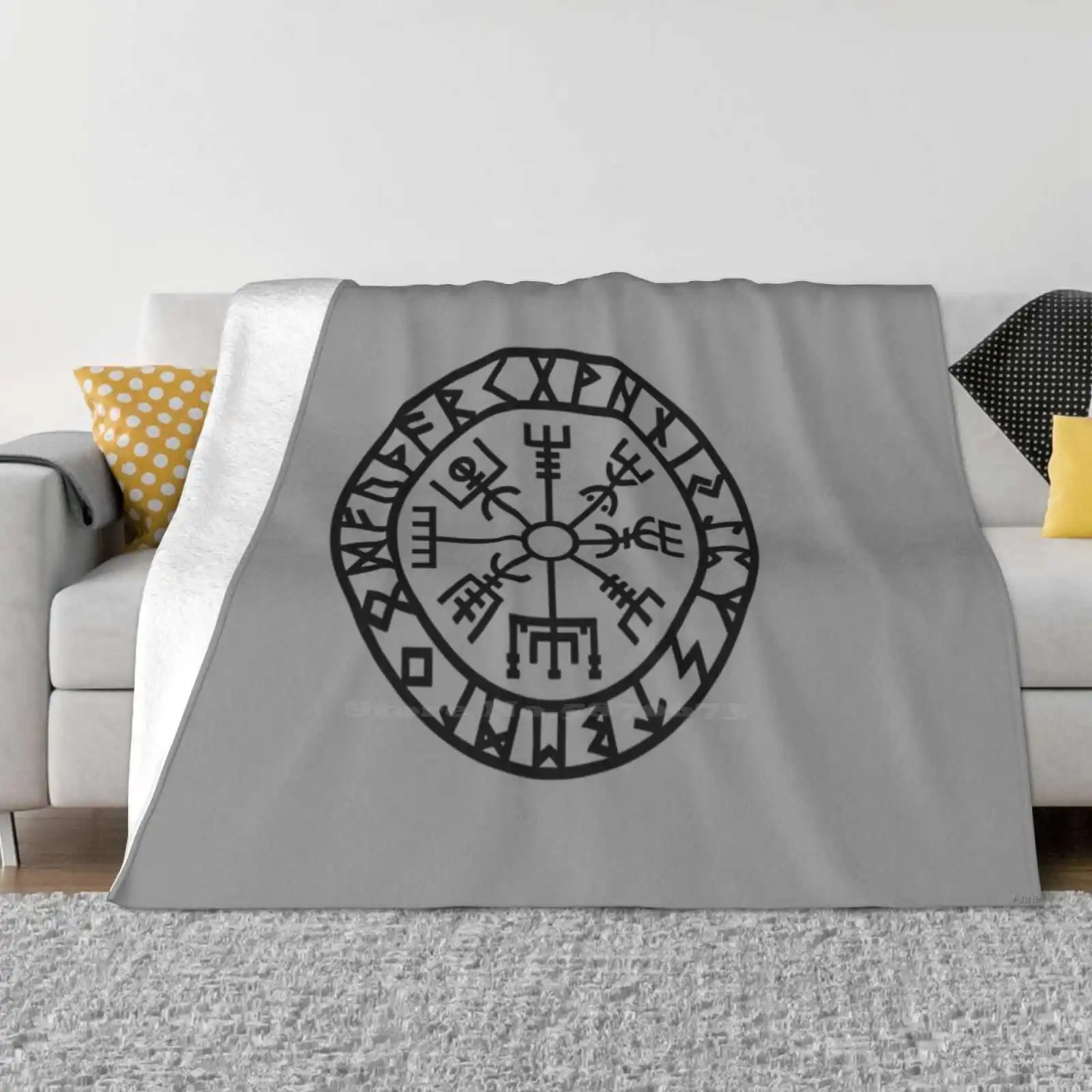 Vegvisir-Futhark-Runes-Navigator-Vikings Trend Style Funny Fashion Soft Throw Blanket Vintage Vikings Valknut Vegvisir Odin
Vegvisir-Futhark-Runes-Navigator-Vikings Trend Style Funny Fashion Soft Throw Blanket Vintage Vikings Valknut Vegvisir Odin