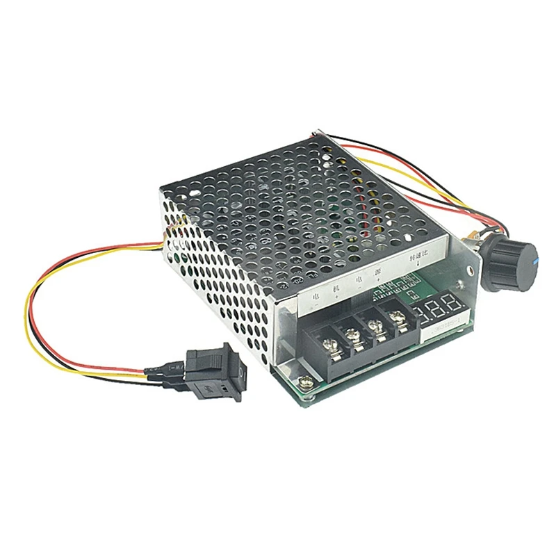 1PC PWM DC Motor Speed Controller CW CCW Reversible Switch Adjust Regulator Digital Display DC10V-50V 60A 12V 24V 36V 48V 15KHZ
1PC PWM DC Motor Speed Controller CW CCW Reversible Switch Adjust Regulator Digital Display DC10V-50V 60A 12V 24V 36V 48V 15KHZ