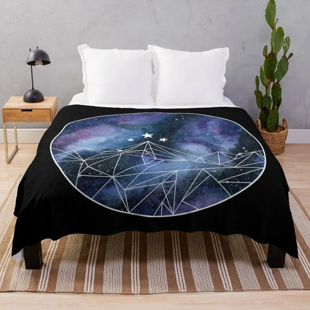 

Утяжеленное одеяло с символами ночного двора, теплое одеяло в акварельном и черном цвете, для декоративного дивана