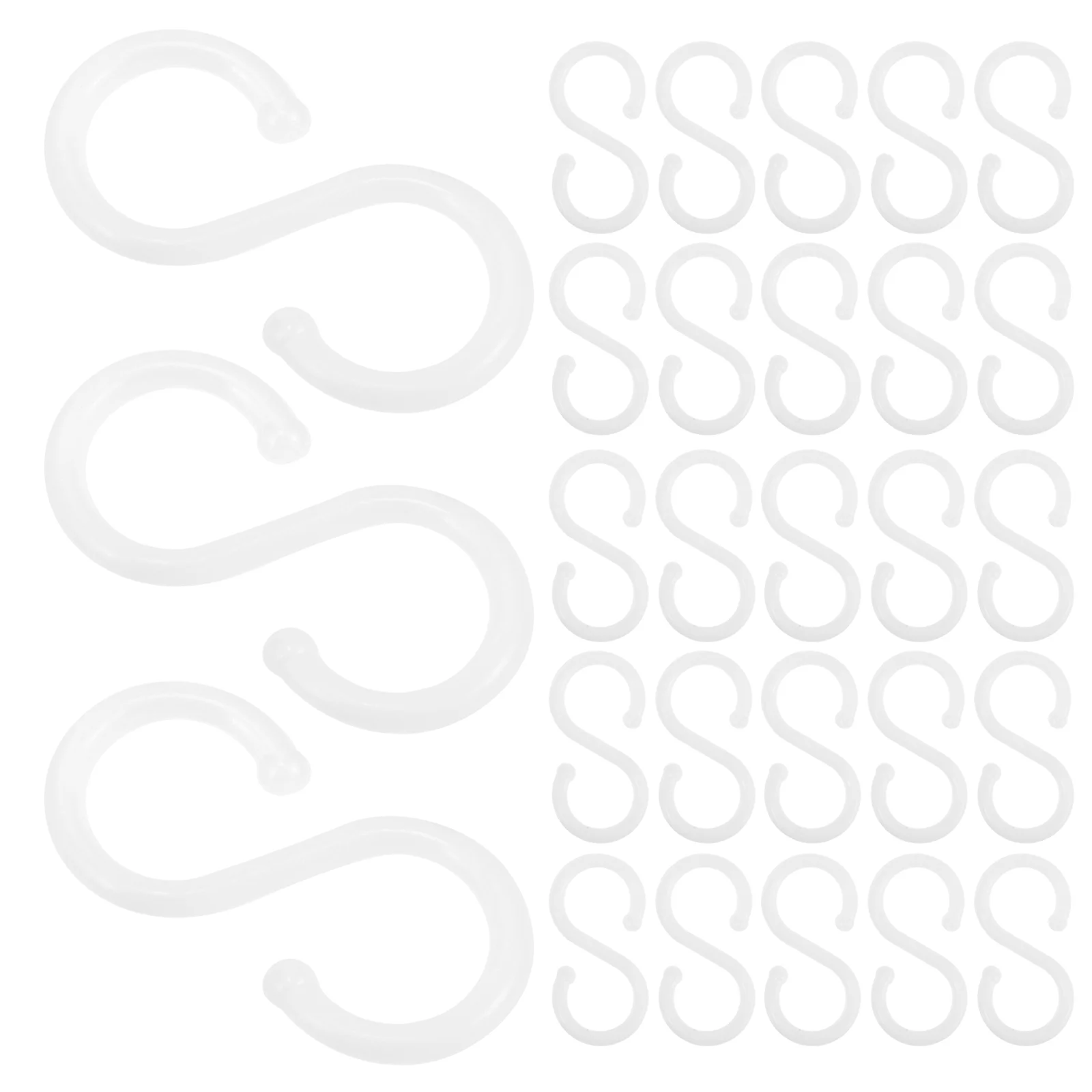 S Hooks Hanging Mini Plastic White S Shaped Utensils Clothes Towel Spoon Hangers Racks Hooks for Kitchen Bathroom
S Hooks Hanging Mini Plastic White S Shaped Utensils Clothes Towel Spoon Hangers Racks Hooks for Kitchen Bathroom