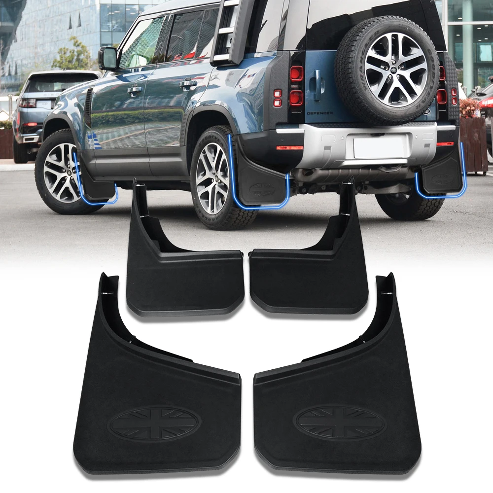 4Pcs Set Mud Flaps Splash Guards Mudguards Guard Car Fender Protection Body Kit For Land Rover Defender L663 Cover Accessories
4Pcs Set Mud Flaps Splash Guards Mudguards Guard Car Fender Protection Body Kit For Land Rover Defender L663 Cover Accessories
