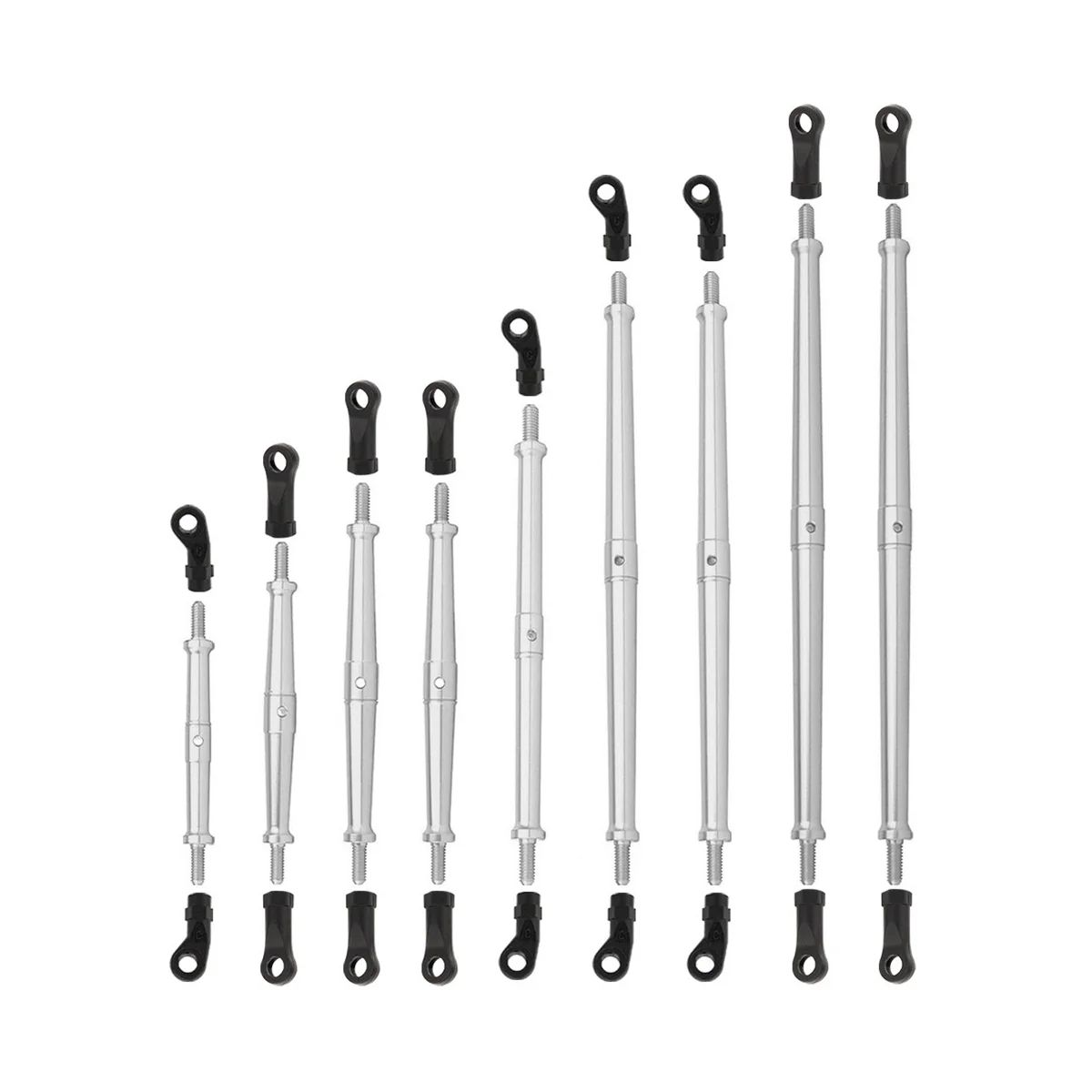 9Pcs Metal Suspension Link Rod Chassis Link Set for Axial SCX10 III JT 1/10 RC Crawler Car Upgrade Parts,2
9Pcs Metal Suspension Link Rod Chassis Link Set for Axial SCX10 III JT 1/10 RC Crawler Car Upgrade Parts,2