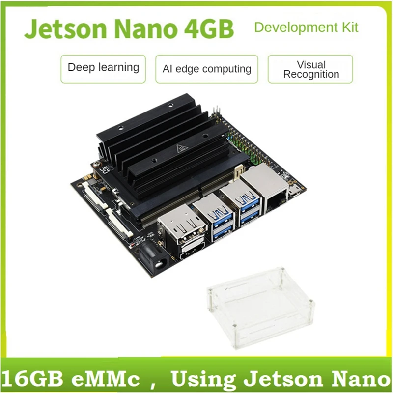 For Jetson Nano 4GB Developer Kit AI Artificial Intelligence Development Board Acrylic Case For Programming Learning
For Jetson Nano 4GB Developer Kit AI Artificial Intelligence Development Board Acrylic Case For Programming Learning