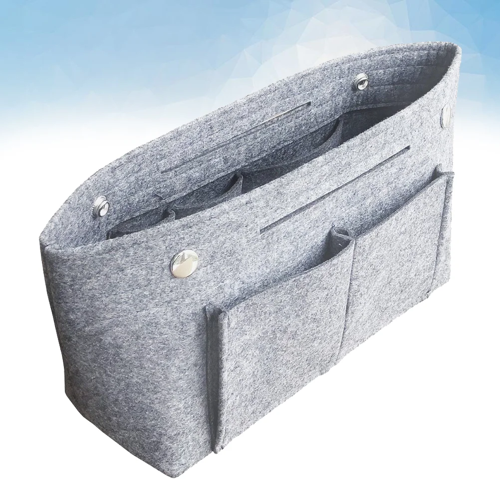1pc Felt Storage Bag Portable Makeup Bag Large Capacity Handbag Sundries Holdder Toiletries Organizer Grey
1pc Felt Storage Bag Portable Makeup Bag Large Capacity Handbag Sundries Holdder Toiletries Organizer Grey