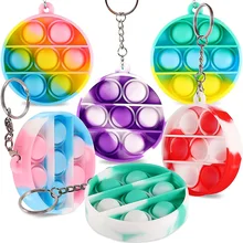 6PCS Mini Popper Fidget Toy Set Push Bubble Keychain Simple Dimple Stress Relief Autism Special Needs Squeeze Sensory Hand Game
6PCS Mini Popper Fidget Toy Set Push Bubble Keychain Simple Dimple Stress Relief Autism Special Needs Squeeze Sensory Hand Game