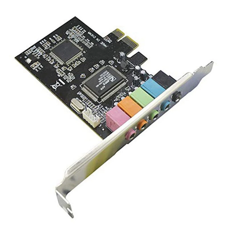 2X 5.1 Internal Sound Card For Windows 10 With Low Profile Bracket, 3D Stereo PCI-E, Chip 32/64 Bit Sound Card PCI
2X 5.1 Internal Sound Card For Windows 10 With Low Profile Bracket, 3D Stereo PCI-E, Chip 32/64 Bit Sound Card PCI