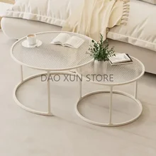 Acrylic High Coffee Tables Small Auxiliary Makeup Desk Hallway Coffee Tables Luxury Bedside Mesa Centro Outdoor Furniture YR50CT