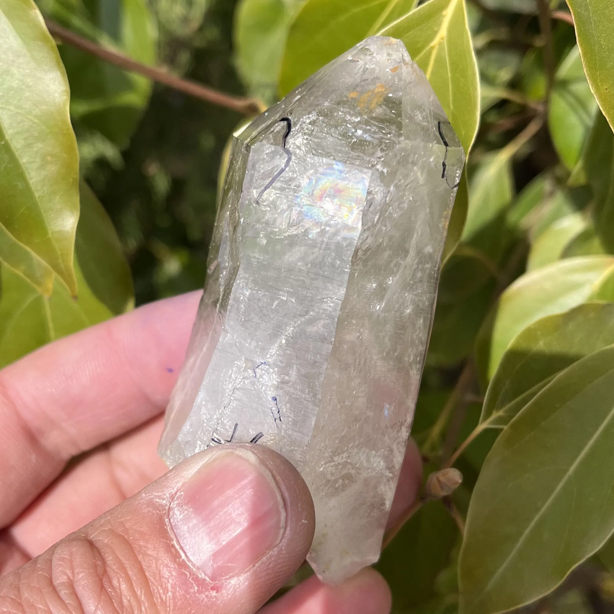 Natural Big Herkimon Shining Diamond Quicksand Waterfall Rainbow Double Pointed White Crystal Backbone Feng Shui Healing Stone 
Natural Big Herkimon Shining Diamond Quicksand Waterfall Rainbow Double Pointed White Crystal Backbone Feng Shui Healing Stone