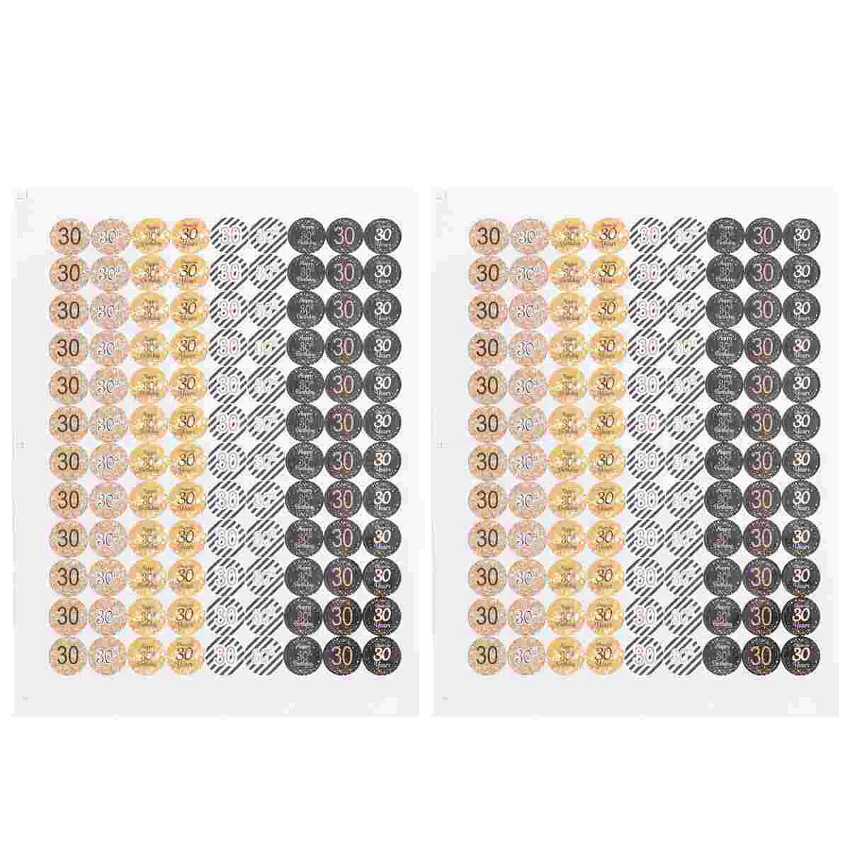 2 Sheets Number Stickers Birthday Party Decoration 30 Years Old Stickers Party Supplies Decoration for Birthday Anniversary
2 Sheets Number Stickers Birthday Party Decoration 30 Years Old Stickers Party Supplies Decoration for Birthday Anniversary