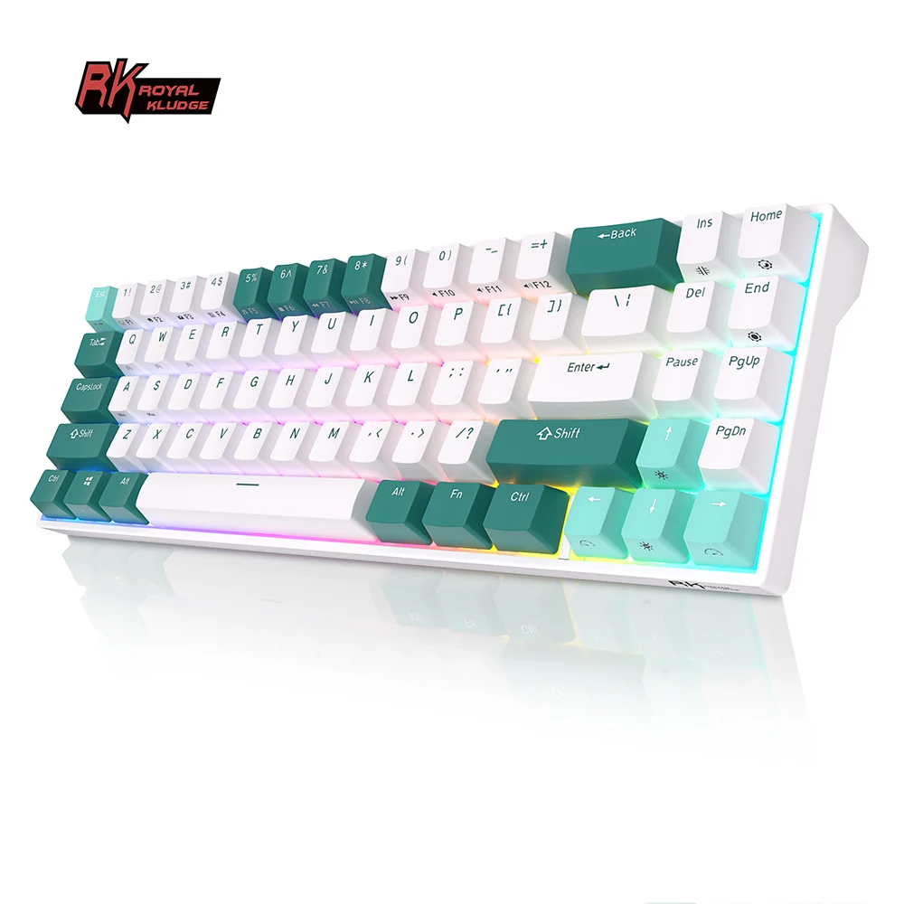 RK ROYAL KLUDGE RK71 Tri-mode Mechanical Keyboard 2.4G Wireless Bluetooth RGB Backlit Hot-swappable Gamer Keyboard PBT keycaps
RK ROYAL KLUDGE RK71 Tri-mode Mechanical Keyboard 2.4G Wireless Bluetooth RGB Backlit Hot-swappable Gamer Keyboard PBT keycaps